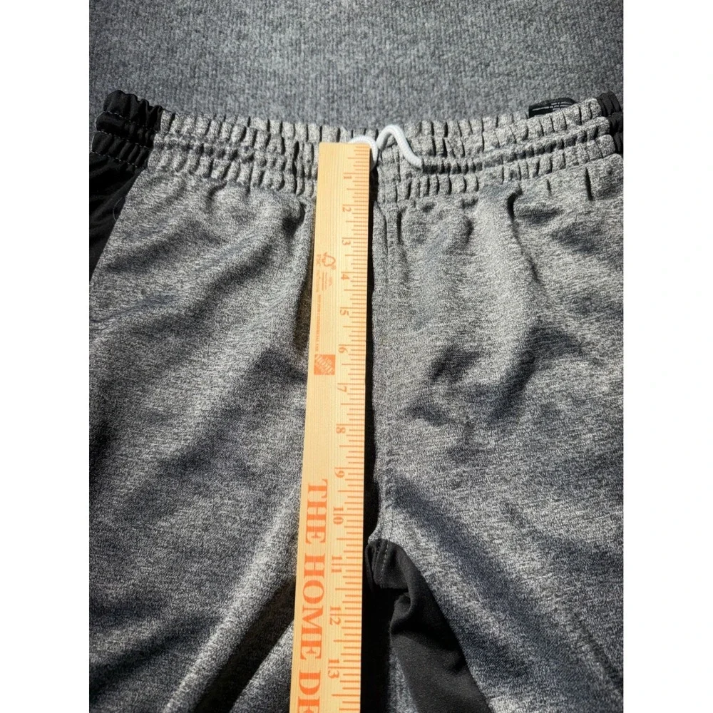 Southpole Mens Gray Black Athletic Track Pants Joggers Size Large Drawstring